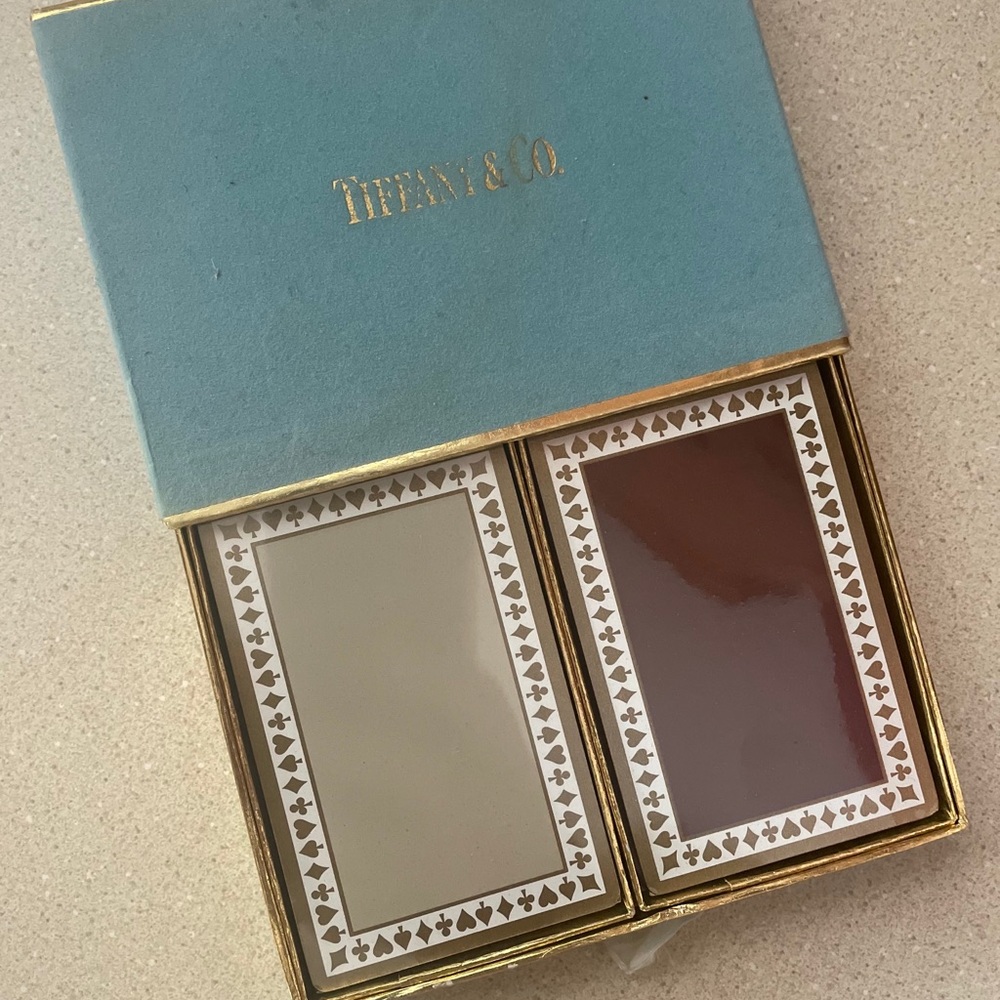 Tiffany & Co. vintage playing card set